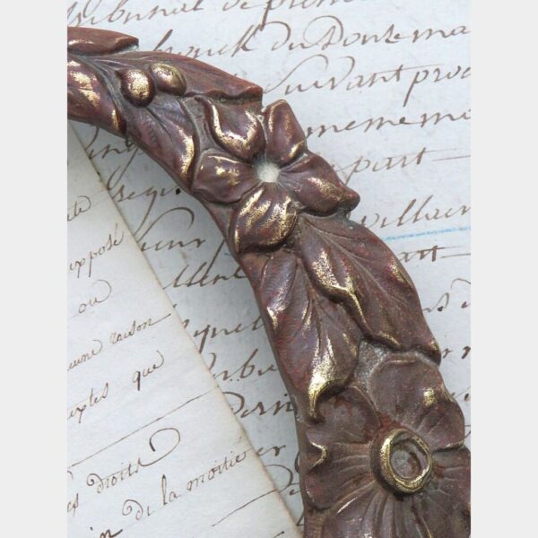 Antiek Frans ornament "Bloemenkrans"