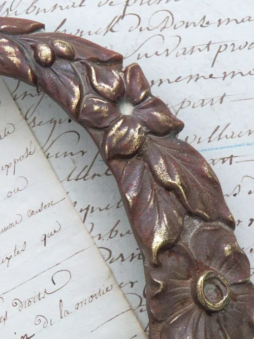 Antiek Frans ornament "Bloemenkrans"