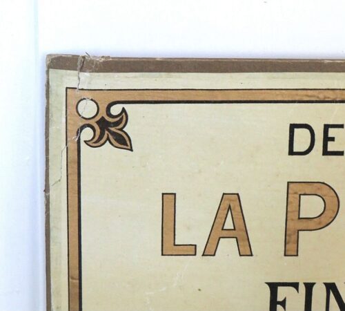 Frans oud reclamebord -  Champagne " La  Perle d'Or  F. Chenut"