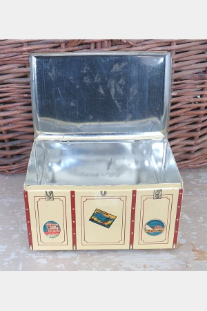 Oud chocoladeblik Côte d'Or "Reiskoffer"