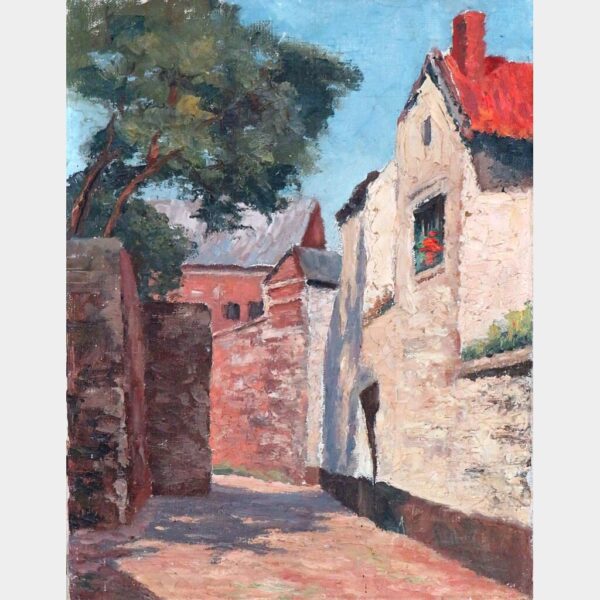 Oud schilderij "Zuid-Frankrijk"