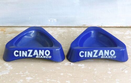 Franse vintage reclame asbak "CinZano Bianco"