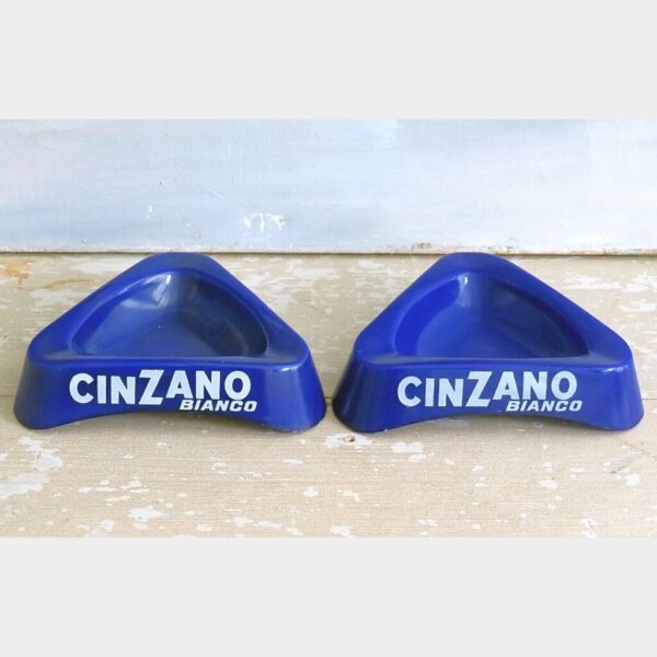 Franse vintage reclame asbak "CinZano Bianco"
