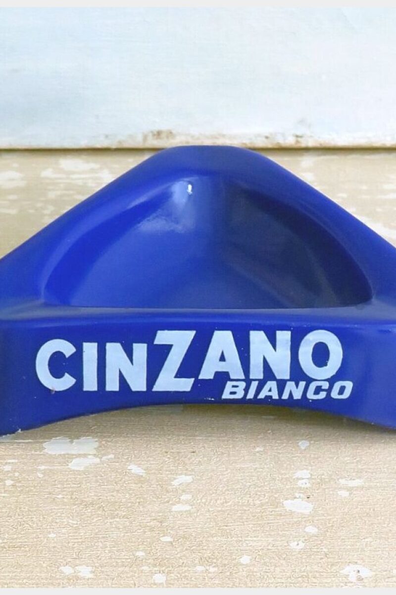 Franse vintage reclame asbak "CinZano Bianco"