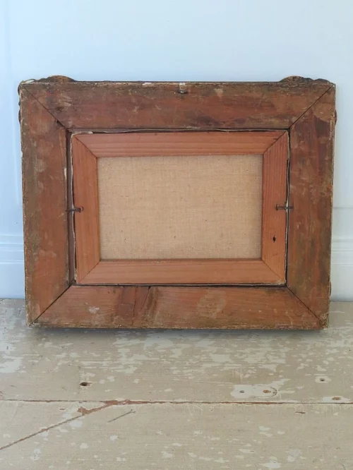Oud schilderij "Zeilboten"
