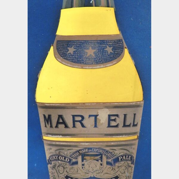 Oud Frans reclamebord" Martell Cognac"