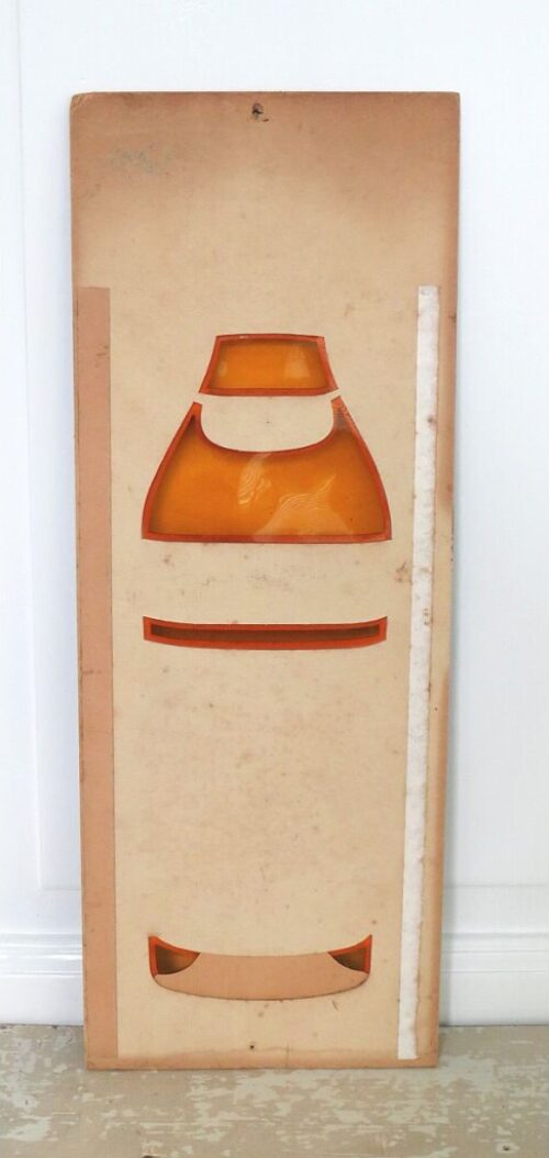 Oud Frans reclamebord" Martell Cognac"