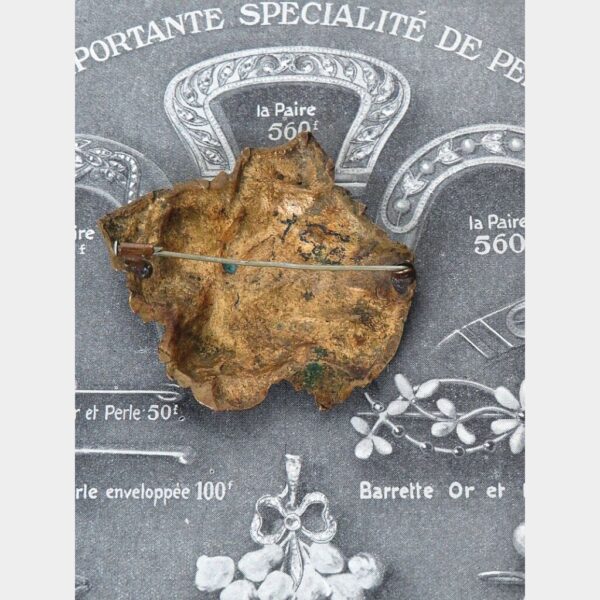 Oude Franse broche "Hond"