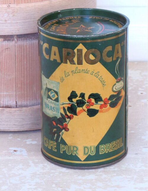Oud koffieblik "Carioca"