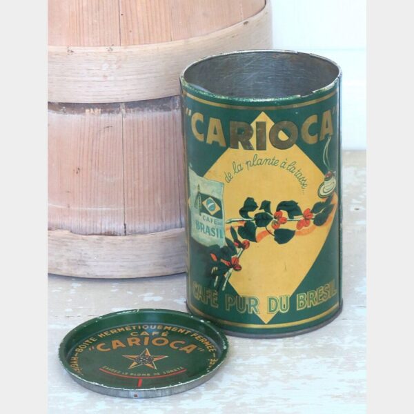 Oud koffieblik "Carioca"