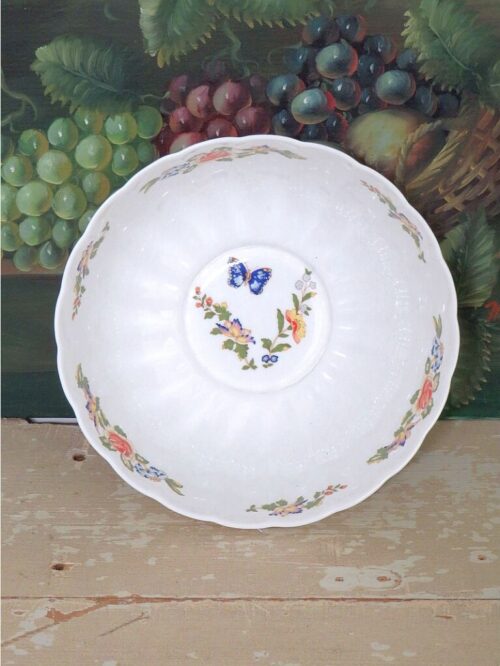 Engelse koekjesschaal Aynsley ” Cottage Garden” Bone China