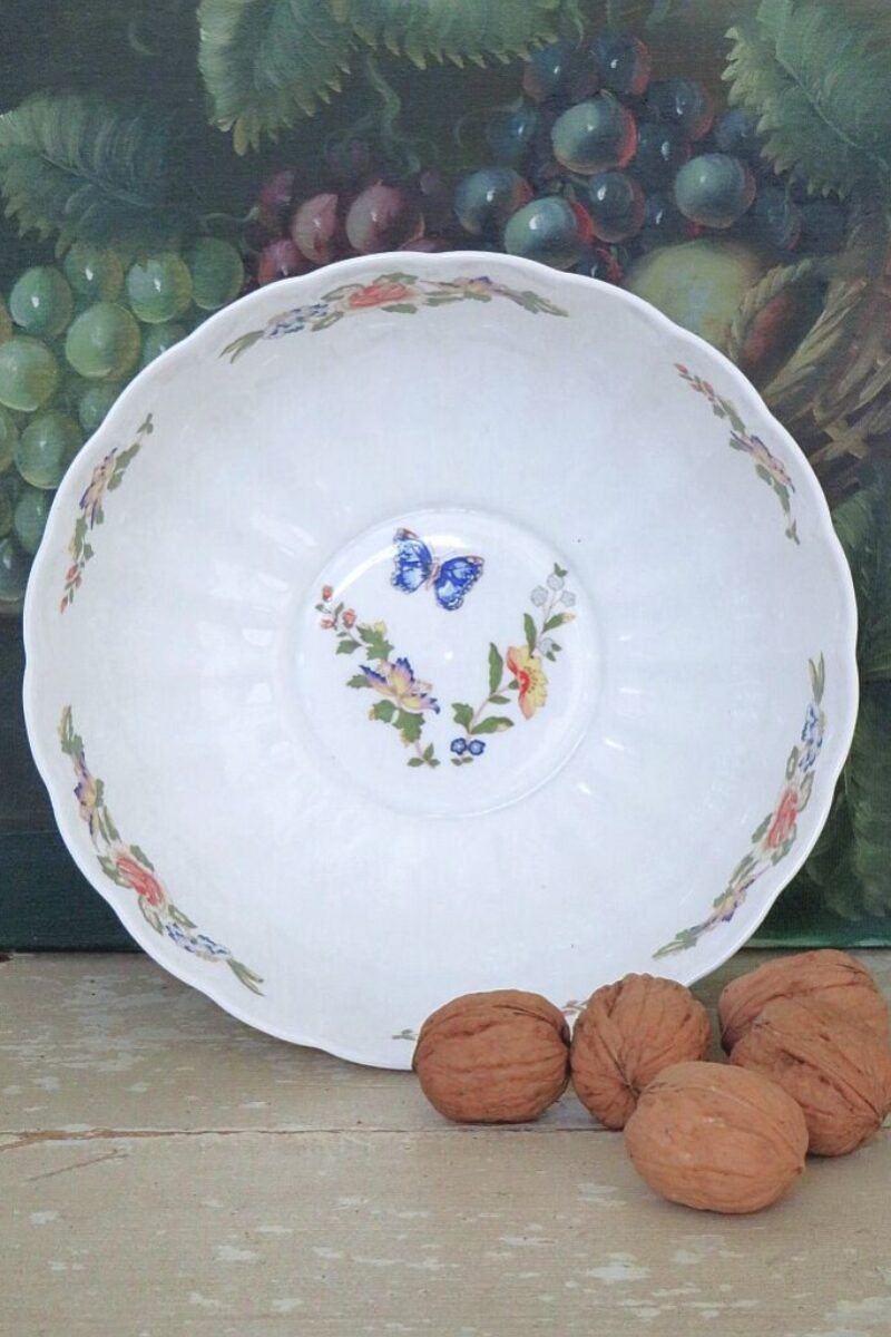 Engelse koekjesschaal Aynsley ” Cottage Garden” Bone China