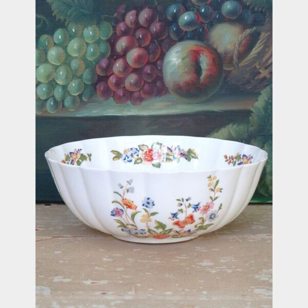 Engelse koekjesschaal Aynsley ” Cottage Garden” Bone China