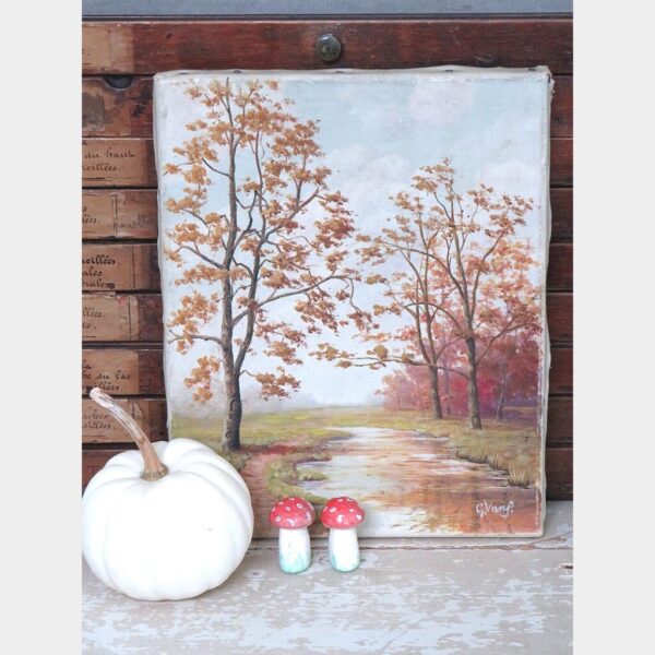 Oud schilderij "Herfst"