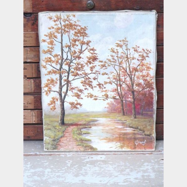 Oud schilderij "Herfst"