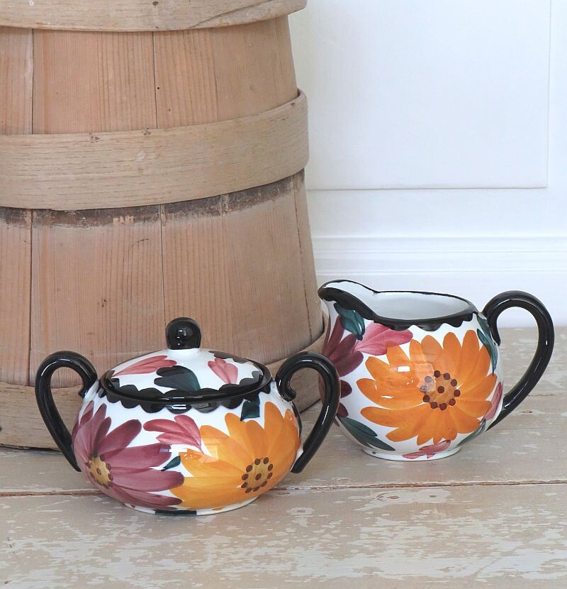 Suikerpot Majolica van Schramberg