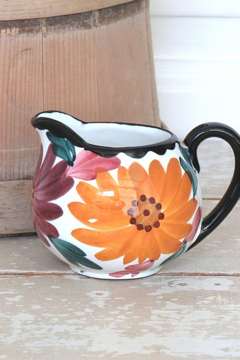 Melkkan Majolica Schramberg "Herfstbloemen"