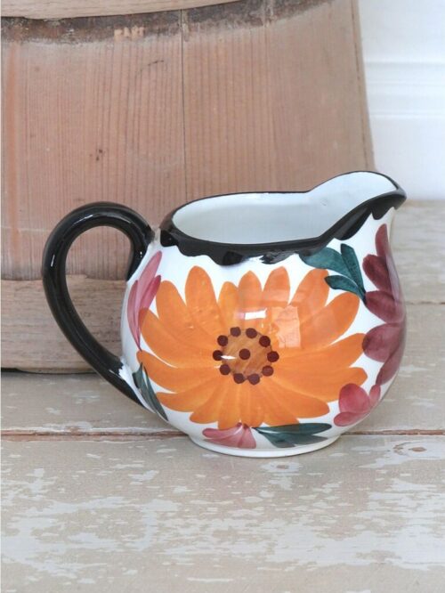 Melkkan Majolica Schramberg "Herfstbloemen"