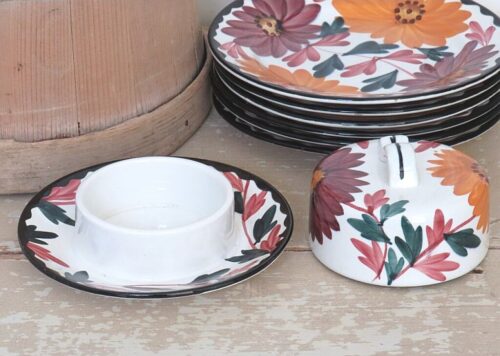 Boterstolp  Majolica Schramberg "Herfstbloemen"
