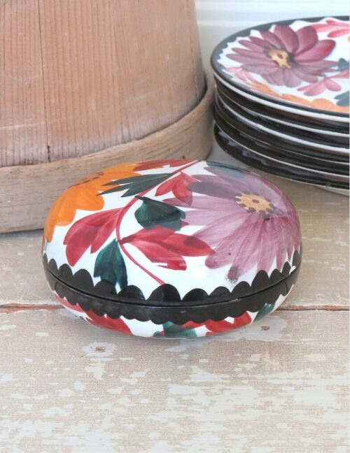 Bonbons-/chocoladeschaaltje  Majolica Schramberg "Herfstbloemen"