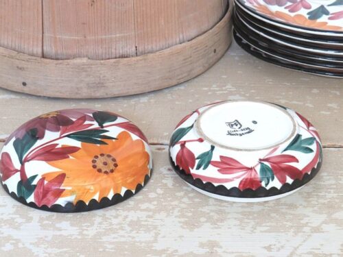 Bonbons-/chocoladeschaaltje  Majolica Schramberg "Herfstbloemen"