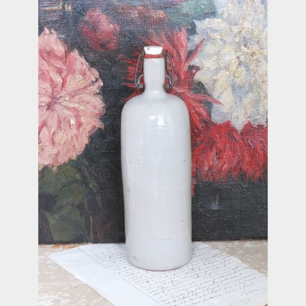 Oude Franse gress fles/ kruik