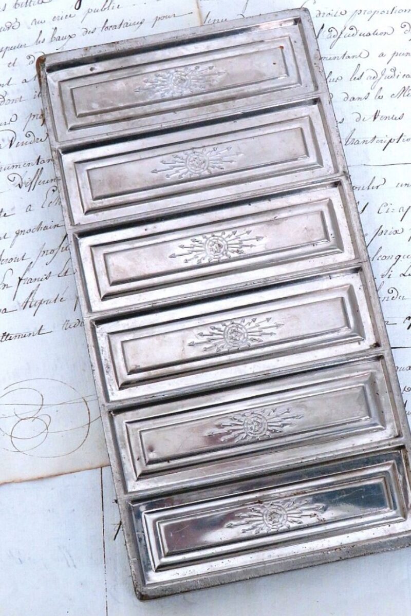 Oude chocolade vorm Anton Reiche No. 070 P "6 Repen"