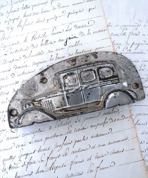 Oude chocolade vorm H. Walter Berlin "Klassieke auto"