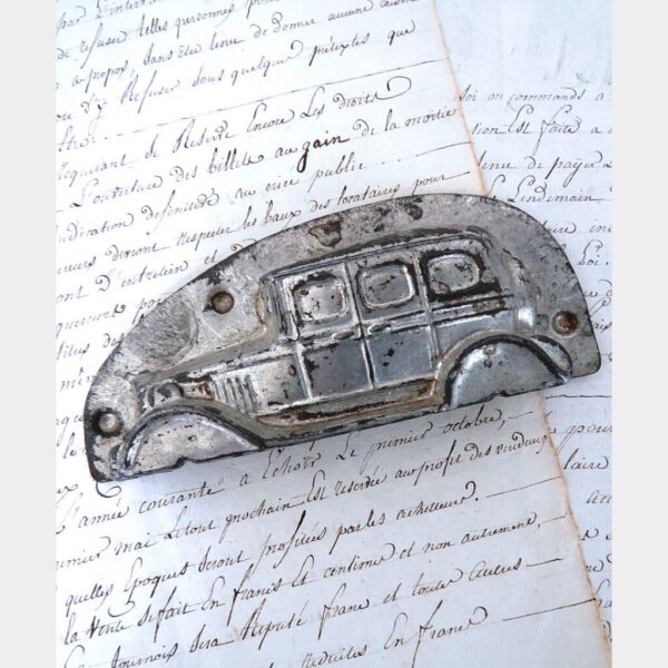 Oude chocolade vorm H. Walter Berlin "Klassieke auto"