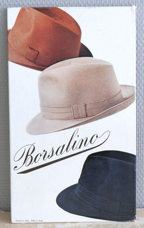 Vintage reclamebord "Borsalino"