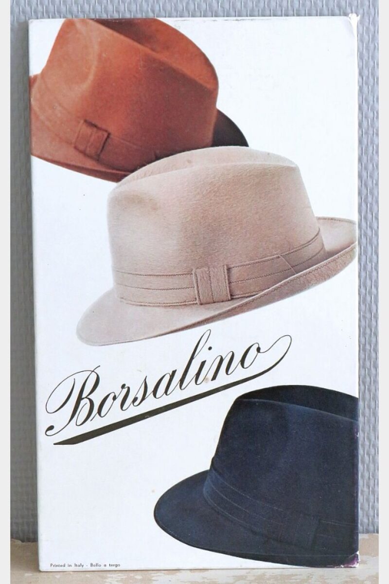 Vintage reclamebord "Borsalino"