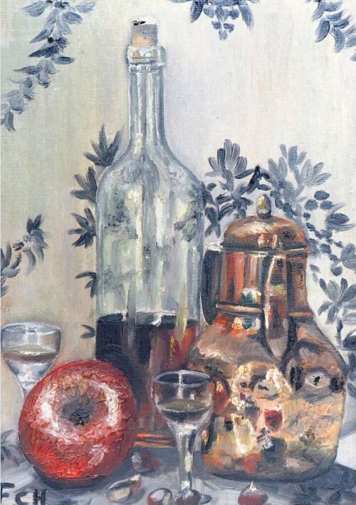 Oud Frans schilderij _”Stilleven”