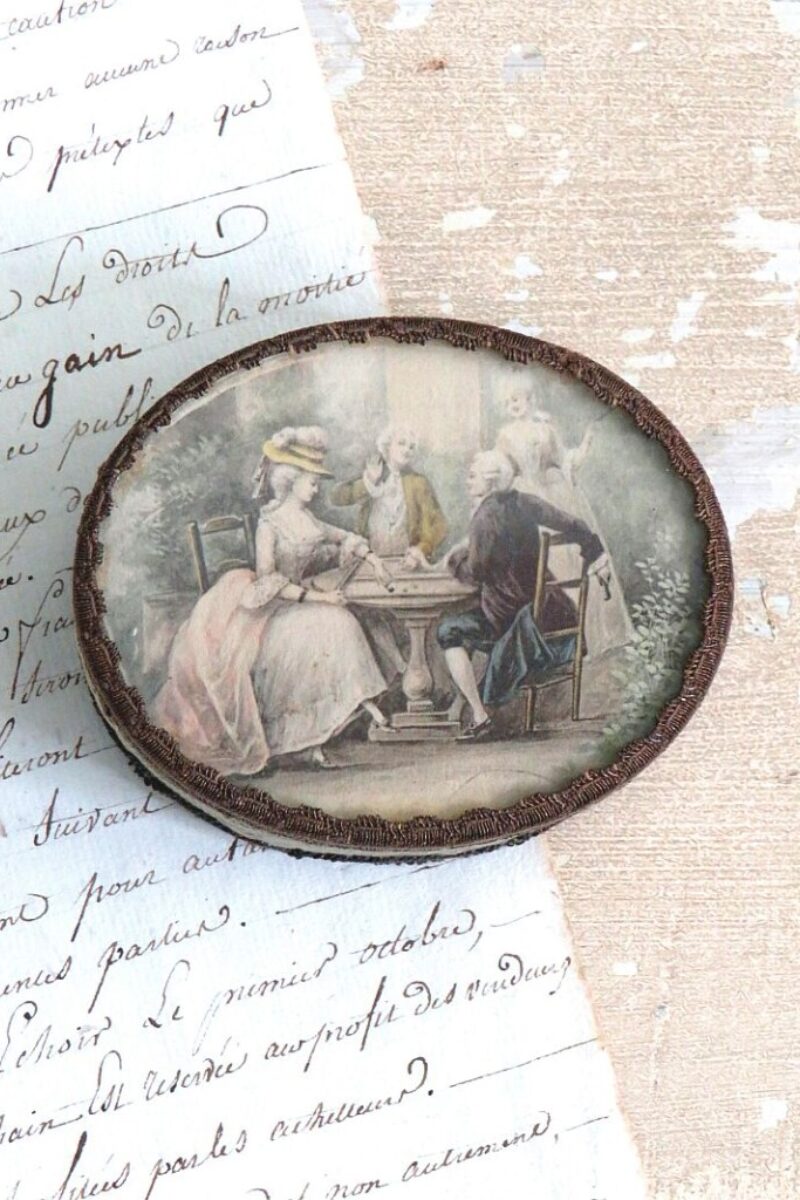 Oud Frans sieraden doosje