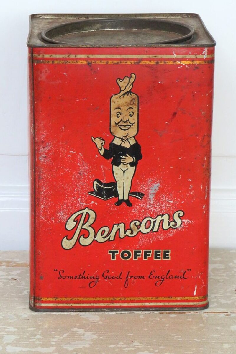 Vintage winkelblik "Bensons Toffee"