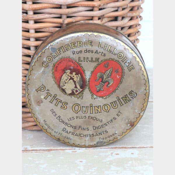 Oud Frans blik “Confiserie Lilloise”