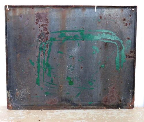 Oud Frans emaille bord “Bernard Neugeus – Clamart”