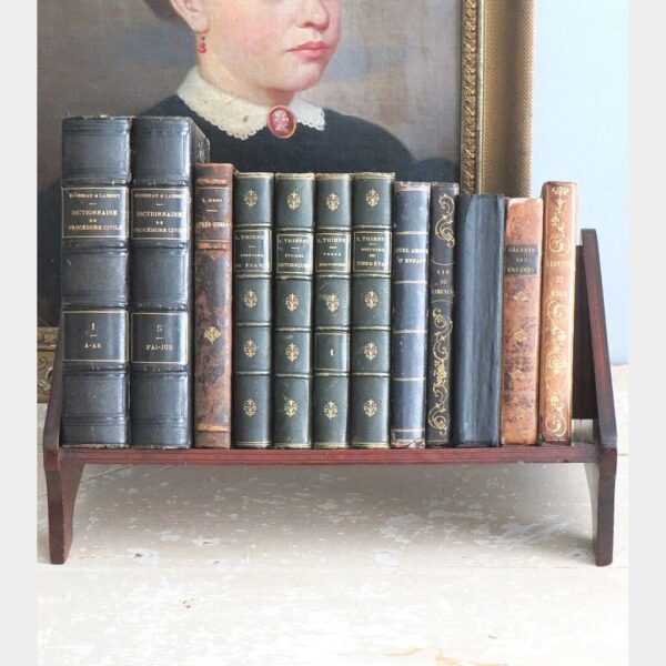 Antieke Engelse boekenplank - Mahonie