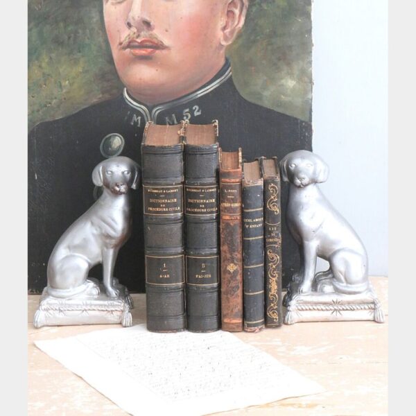 Set (2)oude hondenbeelden