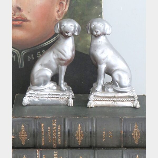 Set (2)oude hondenbeelden