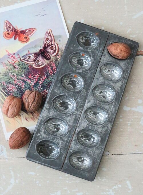 Oude chocoladevorm  "Walnoot"