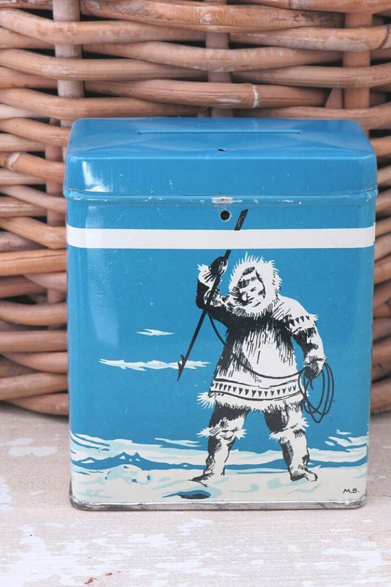 Oud missieblikje "Du Pôle aux Tropiques"