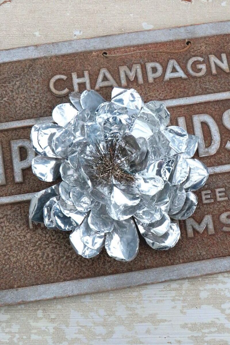 Vintage kerstversiering "Bloem"