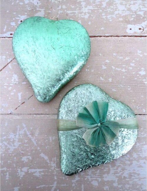 Oude candycontainer "Hart"
