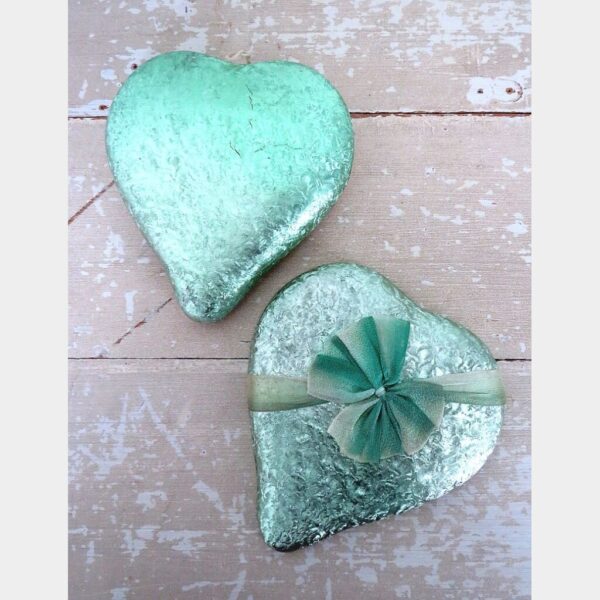 Oude candycontainer "Hart"
