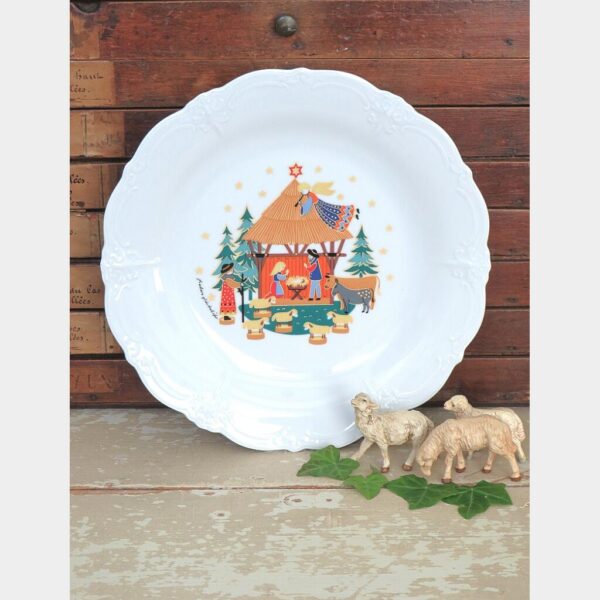 IMG_5291 Vintage kerstschaal - Tirschenreuth Baronesse "Kerststal"