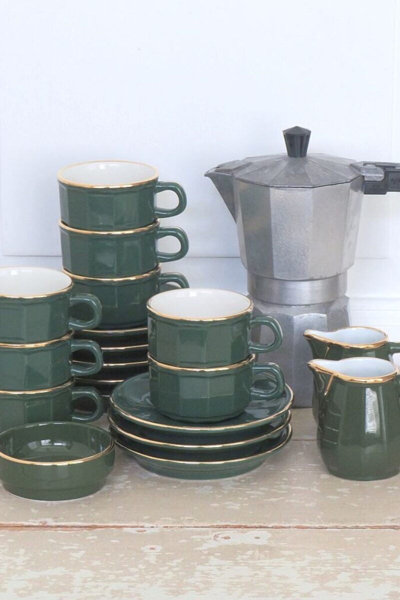 Set ( 2 st.) Franse Bistro kop en schotel REVOL