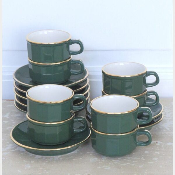 Set ( 2 st.) Franse Bistro kop en schotel REVOL