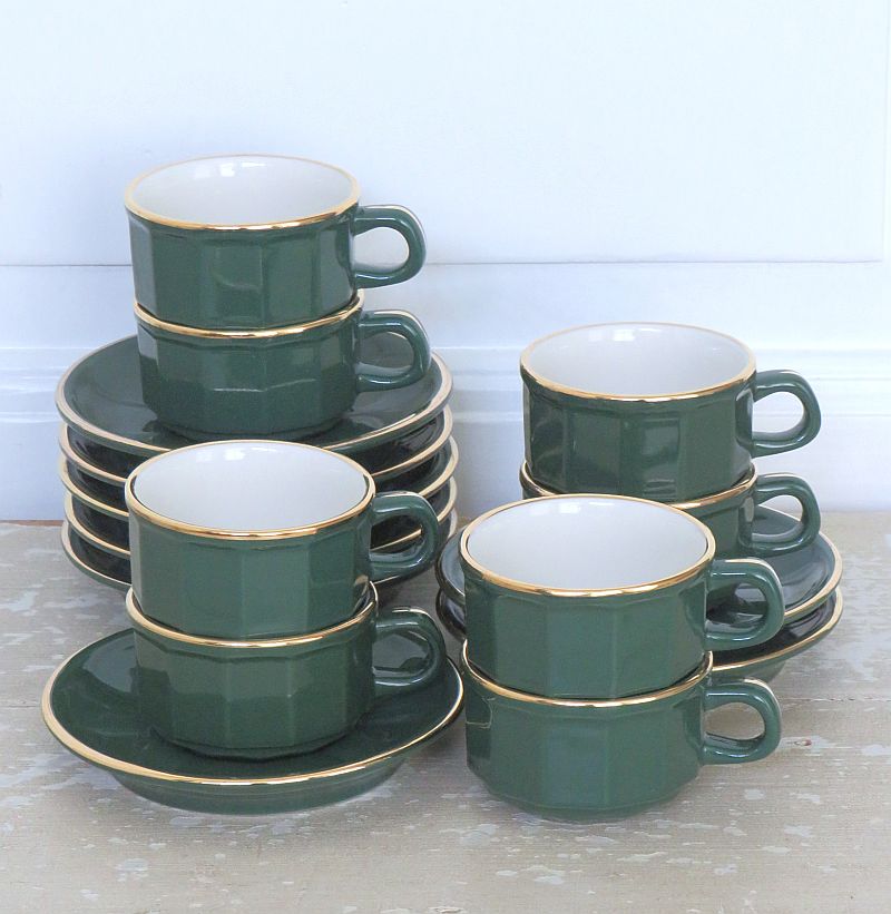 Set ( 2 st.) Franse Bistro kop en schotel REVOL