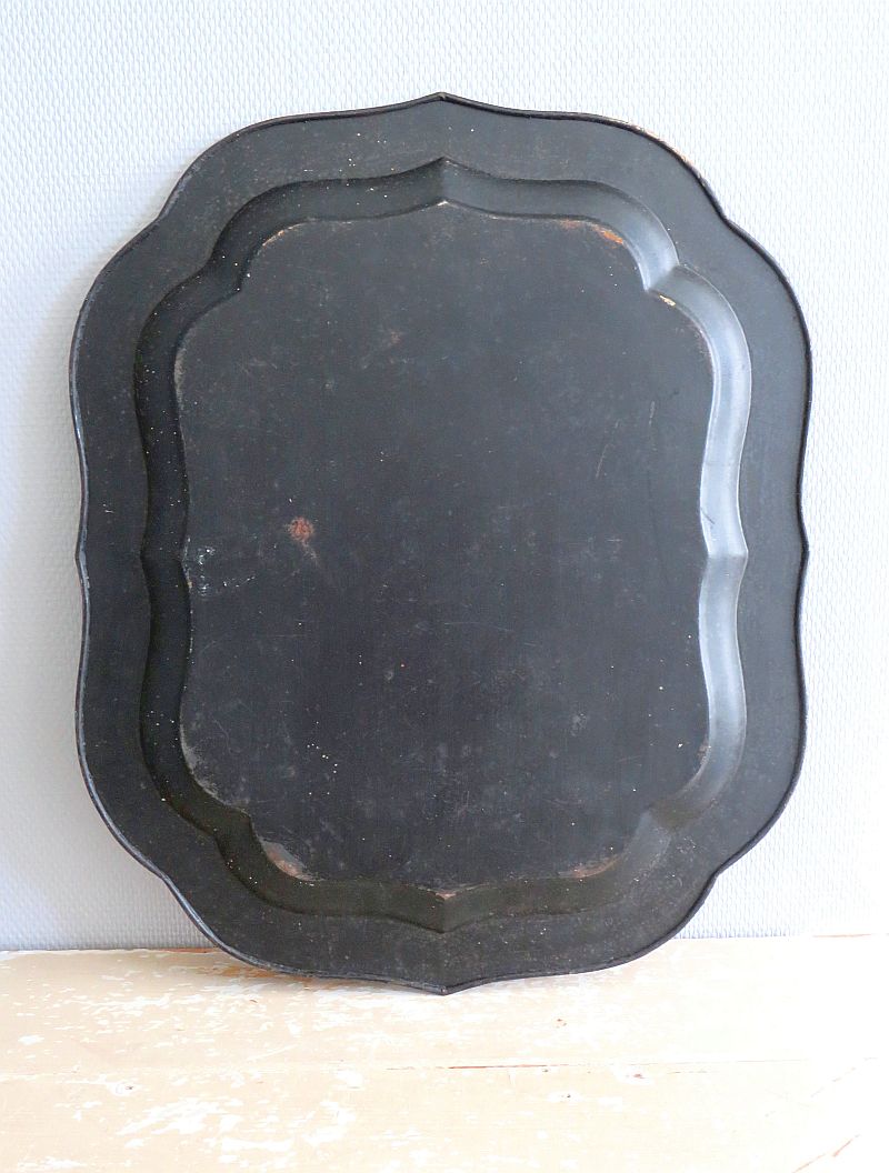 Antiek Zweeds dienblad "Toleware"