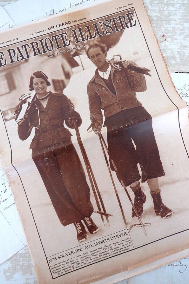 Franse tijdschrift bijlage  "Le Patriote Illustré - Janvier 1935"